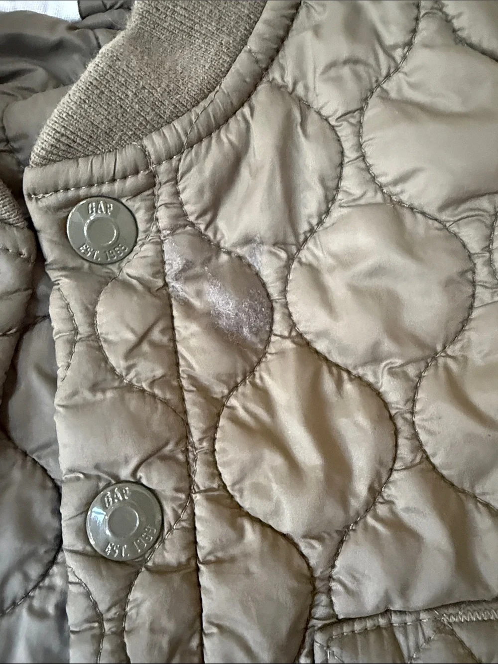 GAP quilted puffer